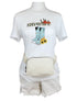 Everywhere White Fanny Pack with Adjustable Strap